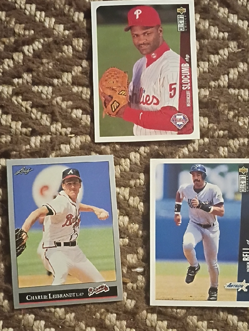 MLB Baseball Trading Cards - Red, White, Blue